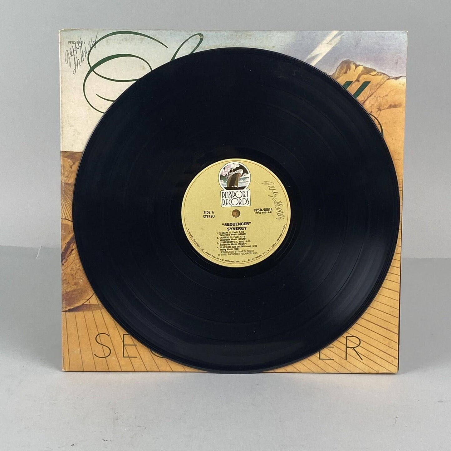 Synergy Sequencer LP Vinyl Record, by Passport Records 1976, excellent