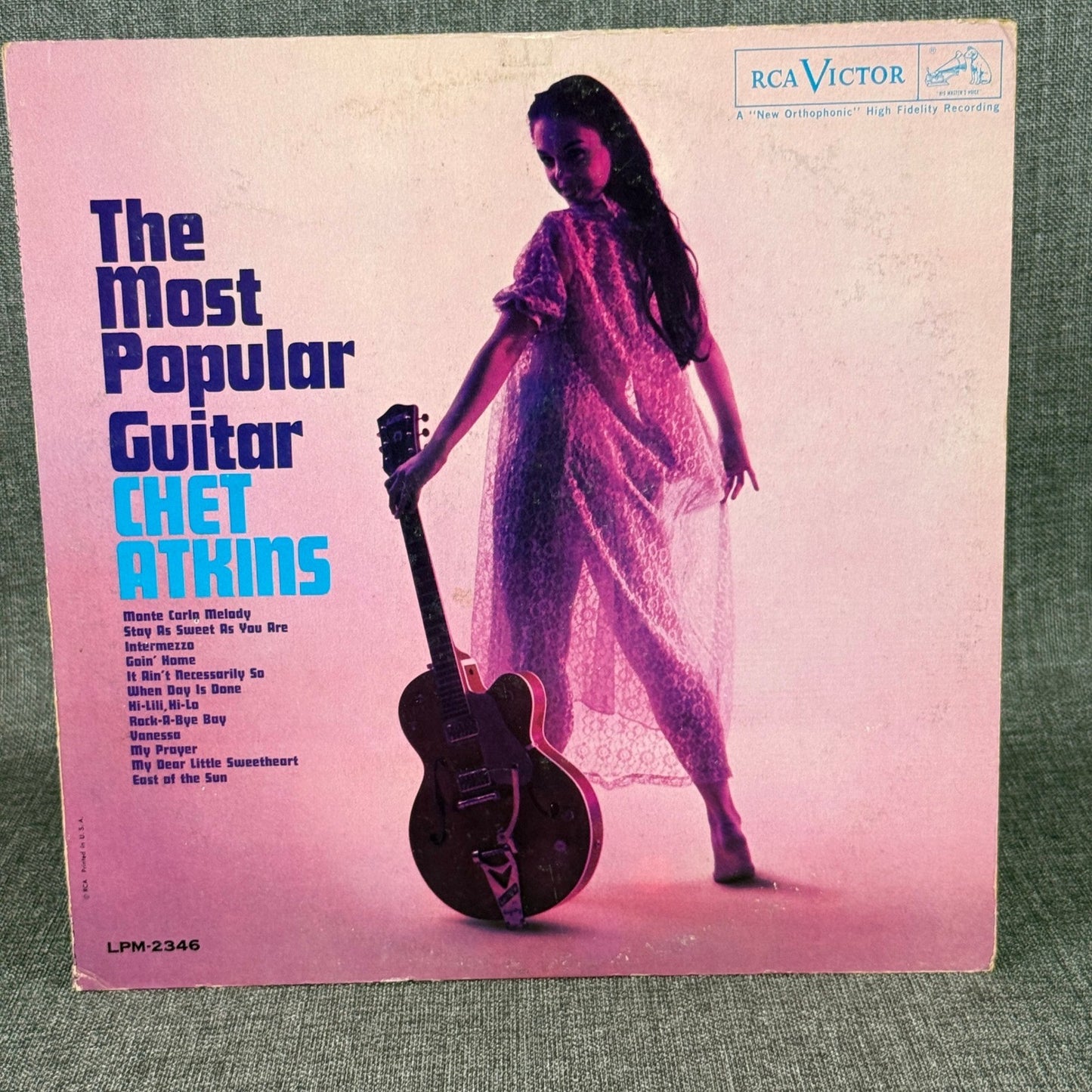 The Most Popular Guitar Chet Atkins Vinyl Record RCA Victor LPM-2346 Album