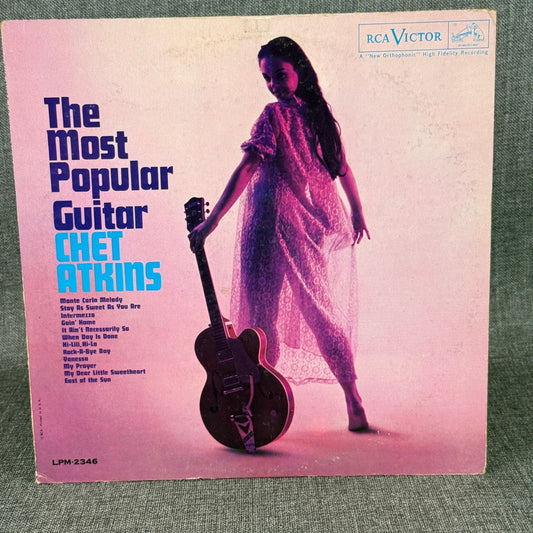 The Most Popular Guitar Chet Atkins Vinyl Record RCA Victor LPM-2346 Album