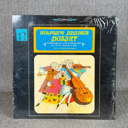 Wolfgang Amadeus Mozart Vinyl Record Nonesuch Stereo Divertimento String Trio
