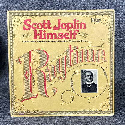 Scott Joplin Himself 1974 Biograph 1P 6134 Vinyl Ragtime
