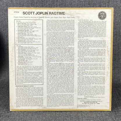 Scott Joplin Himself 1974 Biograph 1P 6134 Vinyl Ragtime
