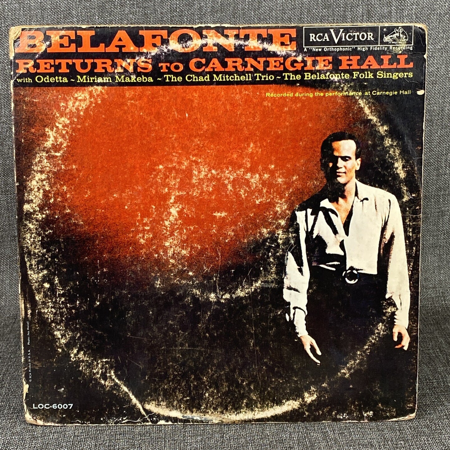 Returns To Carnegie Hall - Harry Belafonte (Vinyl Records 33 1/3, 6007