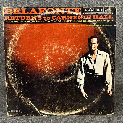 Returns To Carnegie Hall - Harry Belafonte (Vinyl Records 33 1/3, 6007