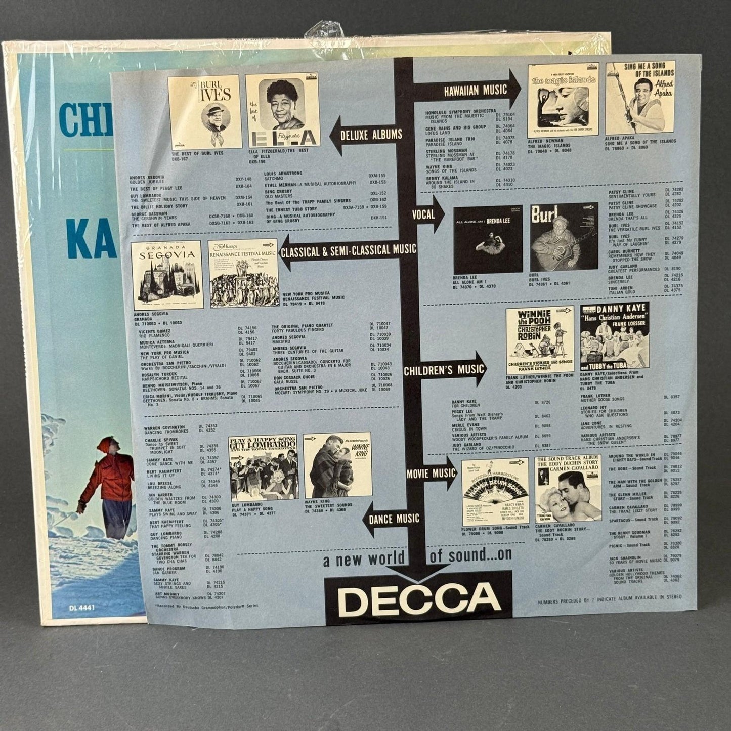 Bert Kaempfert Christmas Wonderland Vinyl Record LP DL-4441 Decca Mono Excellent