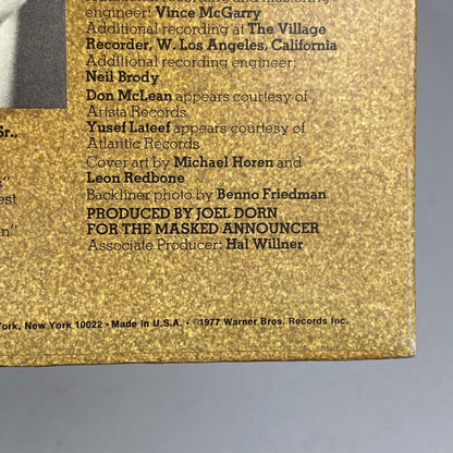 Leon Redbone - Double Time, Warner Bros Record 1977 Vinyl