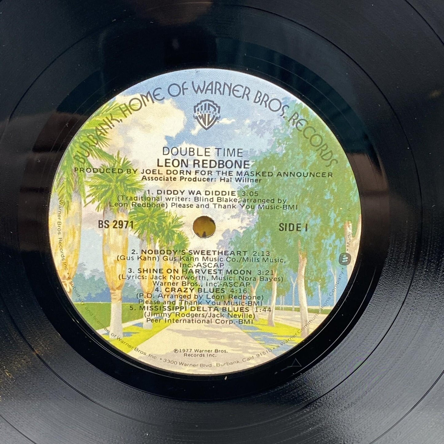 Leon Redbone - Double Time, Warner Bros Record 1977 Vinyl