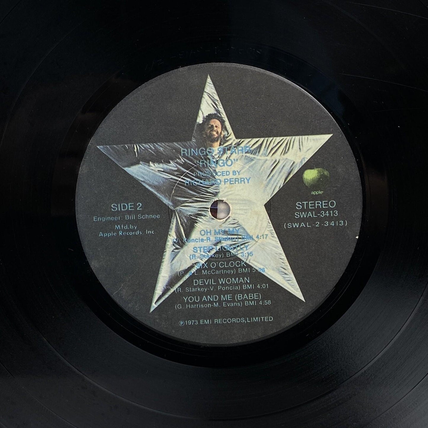 Ringo by Ringo Stare, Vinyl Record 1973 LP