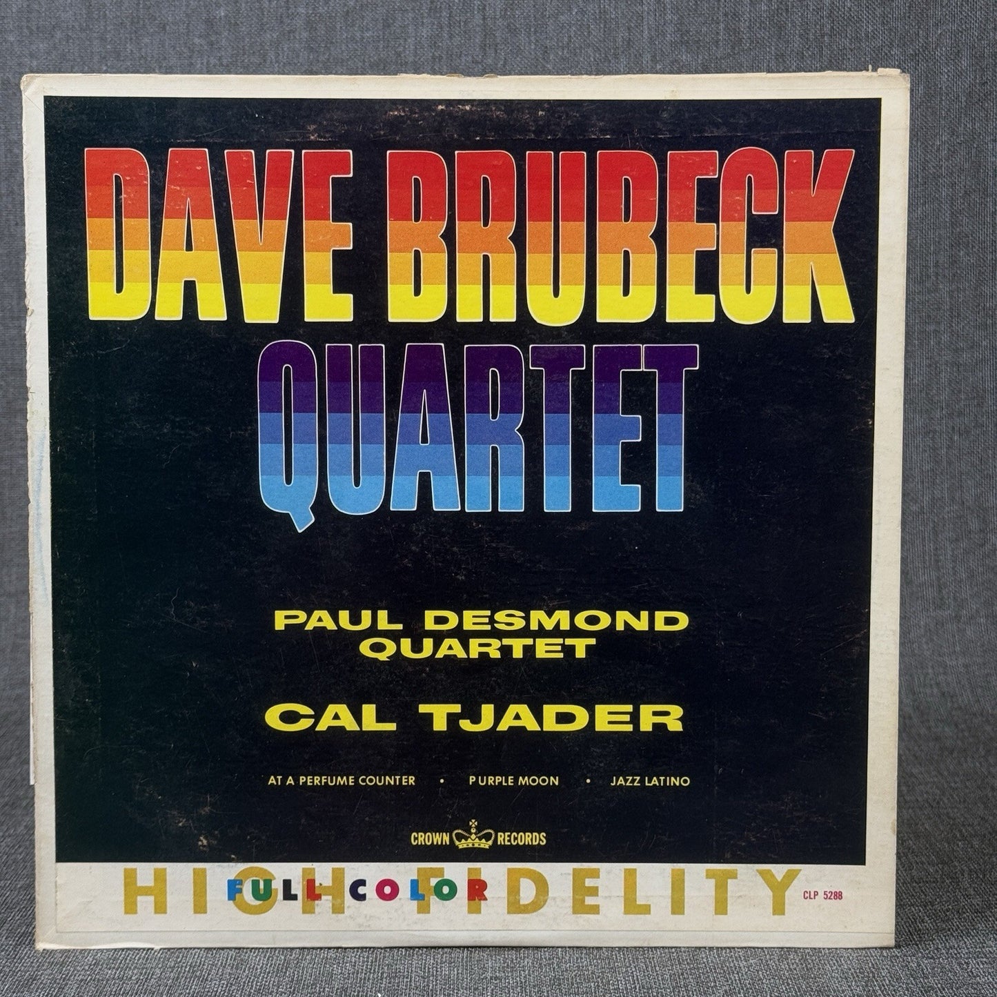 Dave Brubeck Quartet Paul Desmond Cal TJader CLP588 Vinyl Record