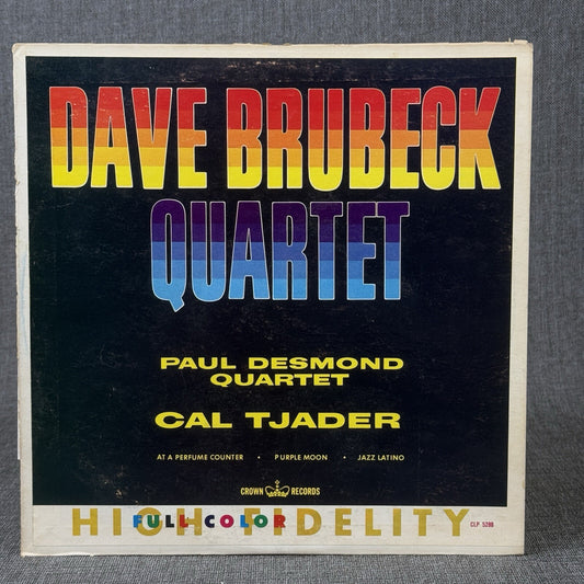 Dave Brubeck Quartet Paul Desmond Cal TJader CLP588 Vinyl Record