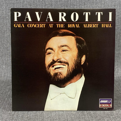 LUCIANO PAVAROTTI  Gala Concert at Royal Albert Hall Vinyl Record 1982 - NM