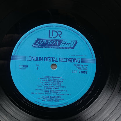 LUCIANO PAVAROTTI  Gala Concert at Royal Albert Hall Vinyl Record 1982 - NM