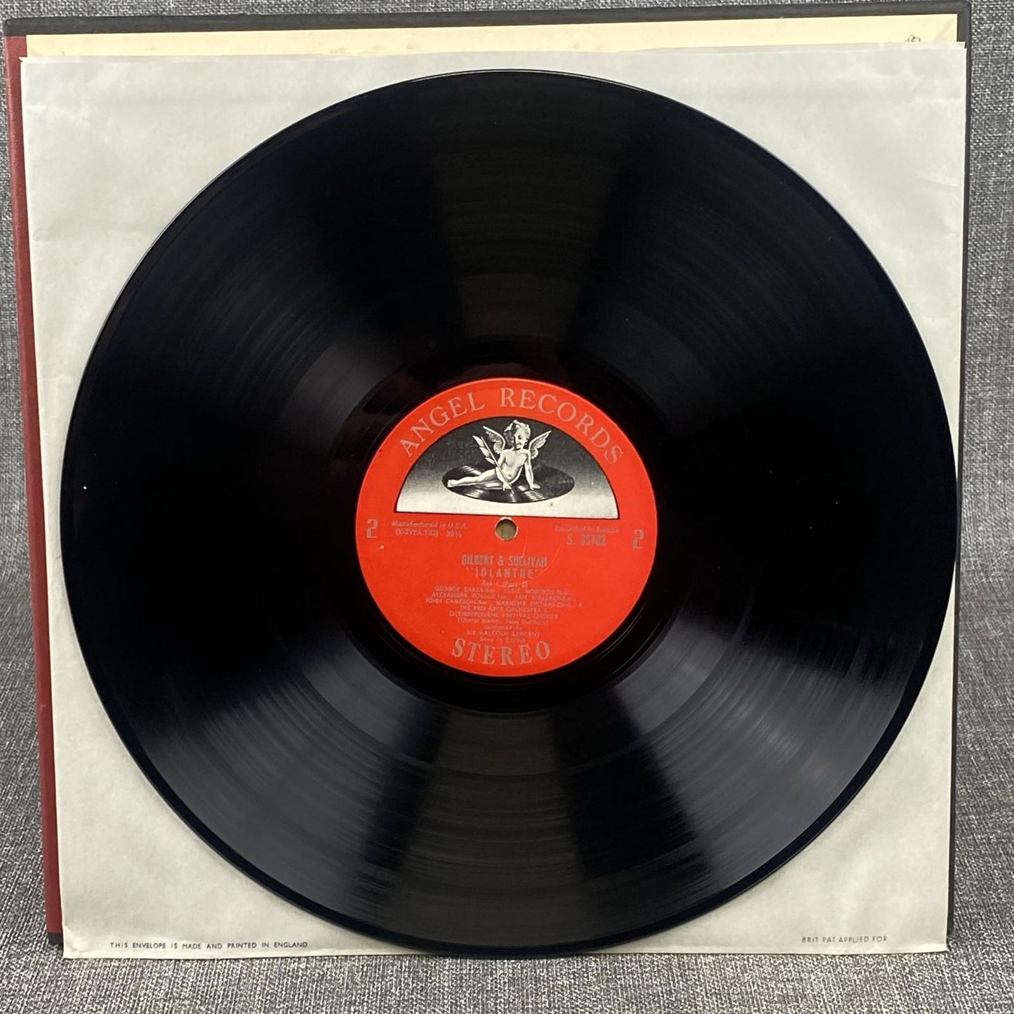 Gilbert & Sullivan: Iolanthe 2 LP Vinyl Record Box Set UK London - Near Mint