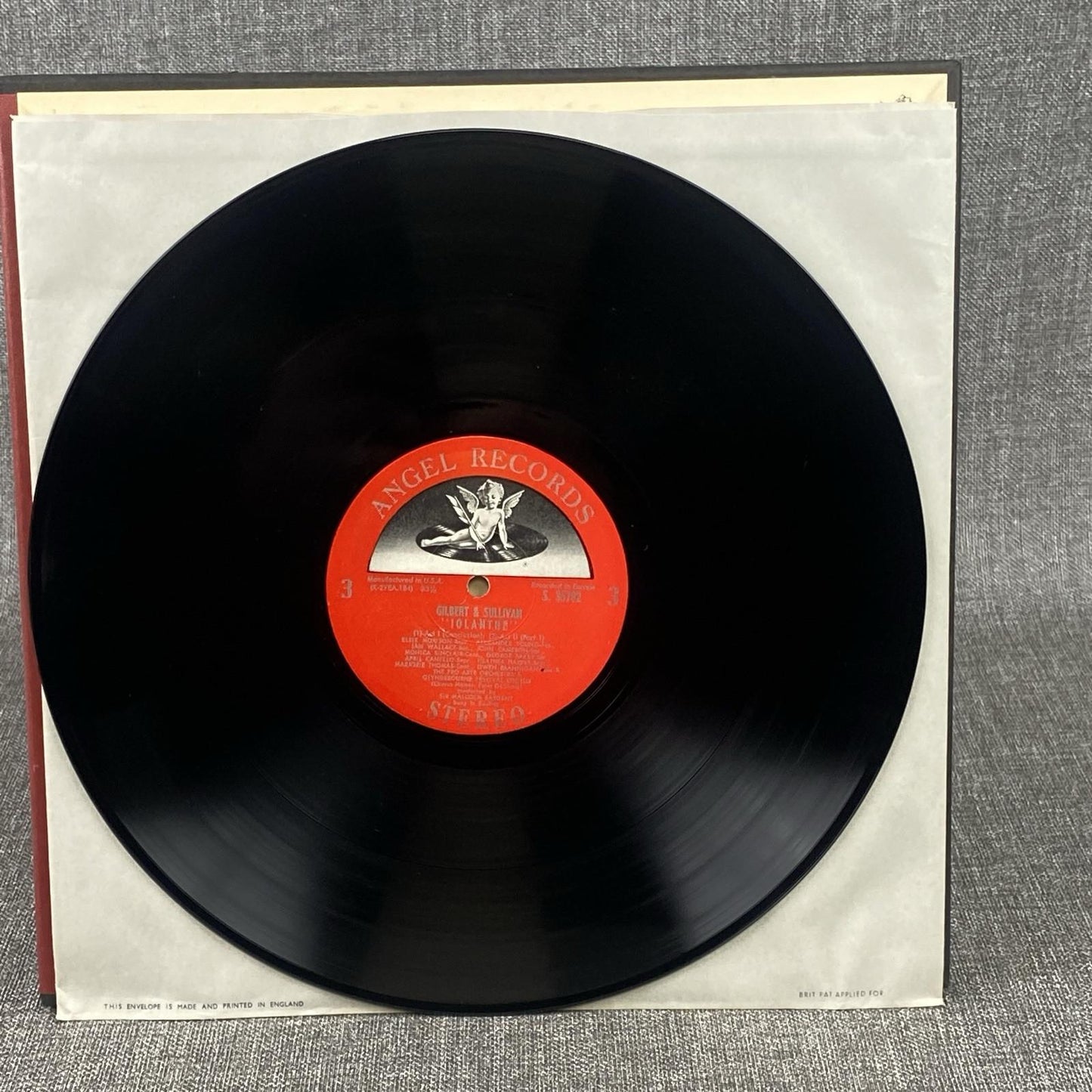 Gilbert & Sullivan: Iolanthe 2 LP Vinyl Record Box Set UK London - Near Mint
