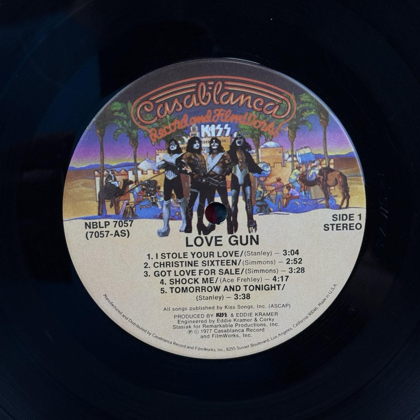 KISS LOVE GUN Casablanca 12" Vinyl Record LP 1977 - VERY GOOD