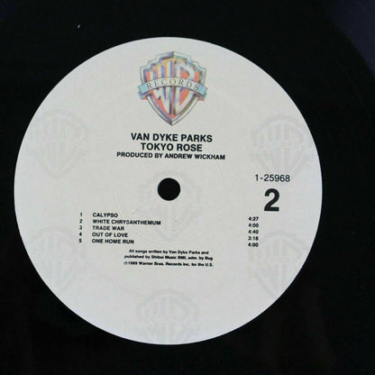 Van Dyke Parks Tokyo Rose Promotional Vinyl Record Album LP Warner Bros 1989 NM
