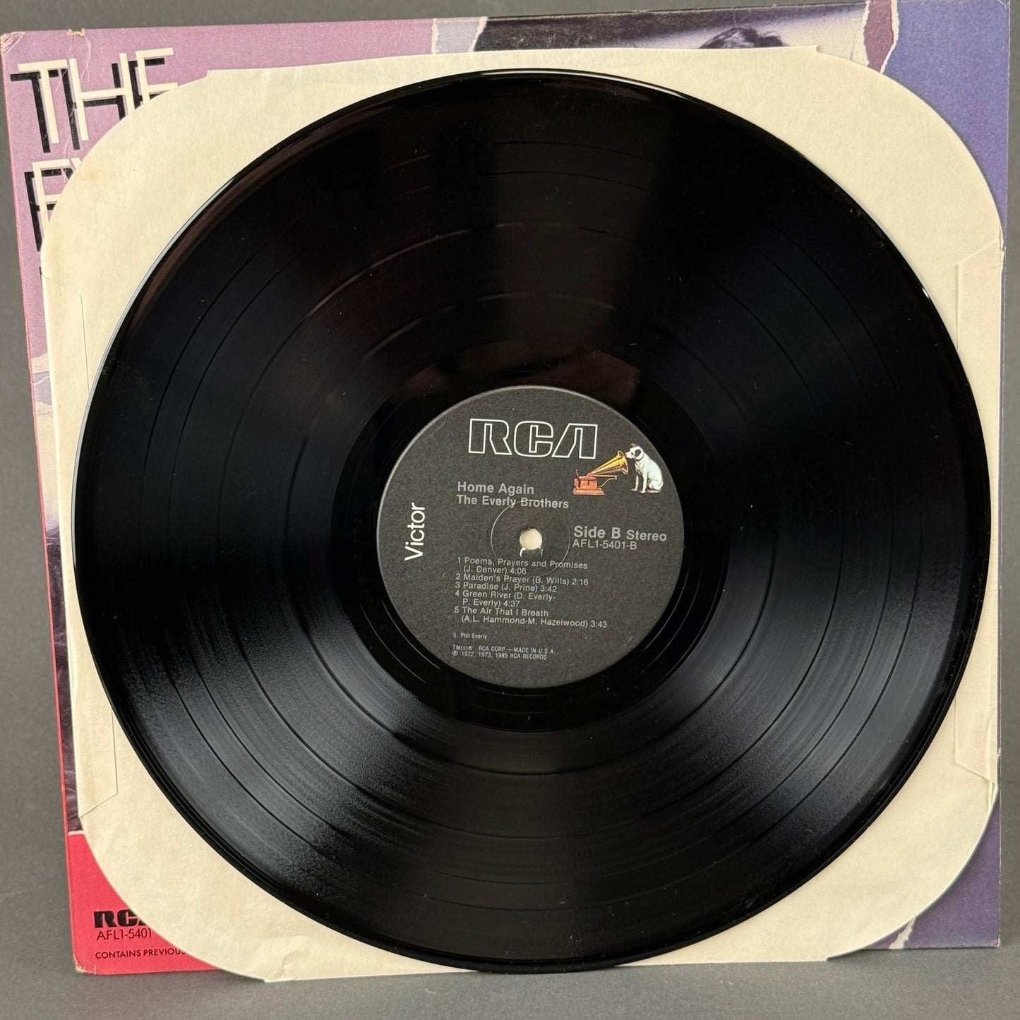 The Everly Brothers Home Again Vinyl Record LP 12"  RCA - NEAR MINT