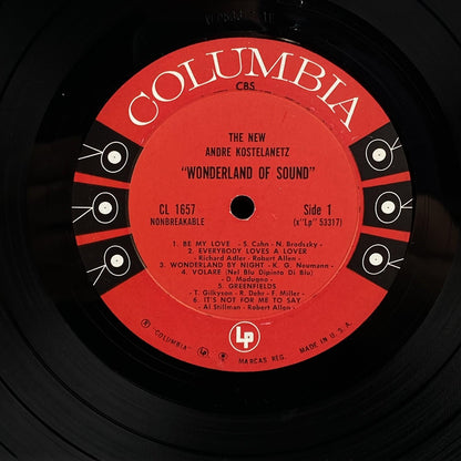 Wonderland of Sound The New Andre Kostelanetz Six Eye Columbia Records (6 Eye)