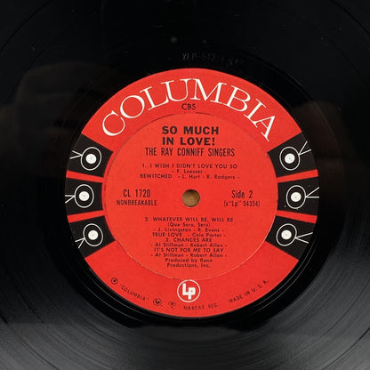 So Much in Love - Ray Conniff Singers, Columbia Records Six Eye (6 Eye) Vinyl