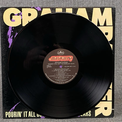 Graham Parker Pourin' It All Out: The Mercury Years Vinyl Record 1985 - NM