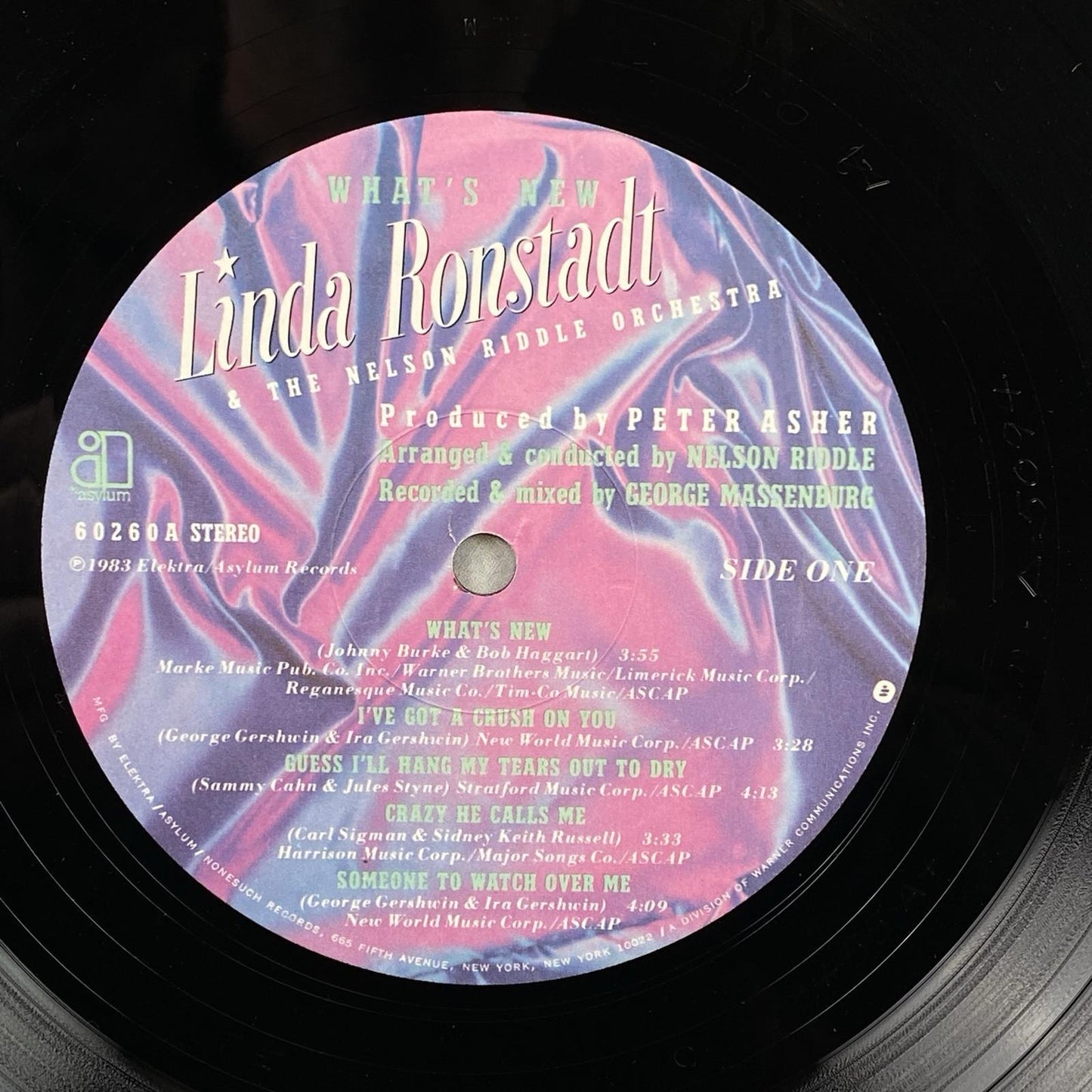 Linda Ronstadt What’s New Vinyl Record 1983