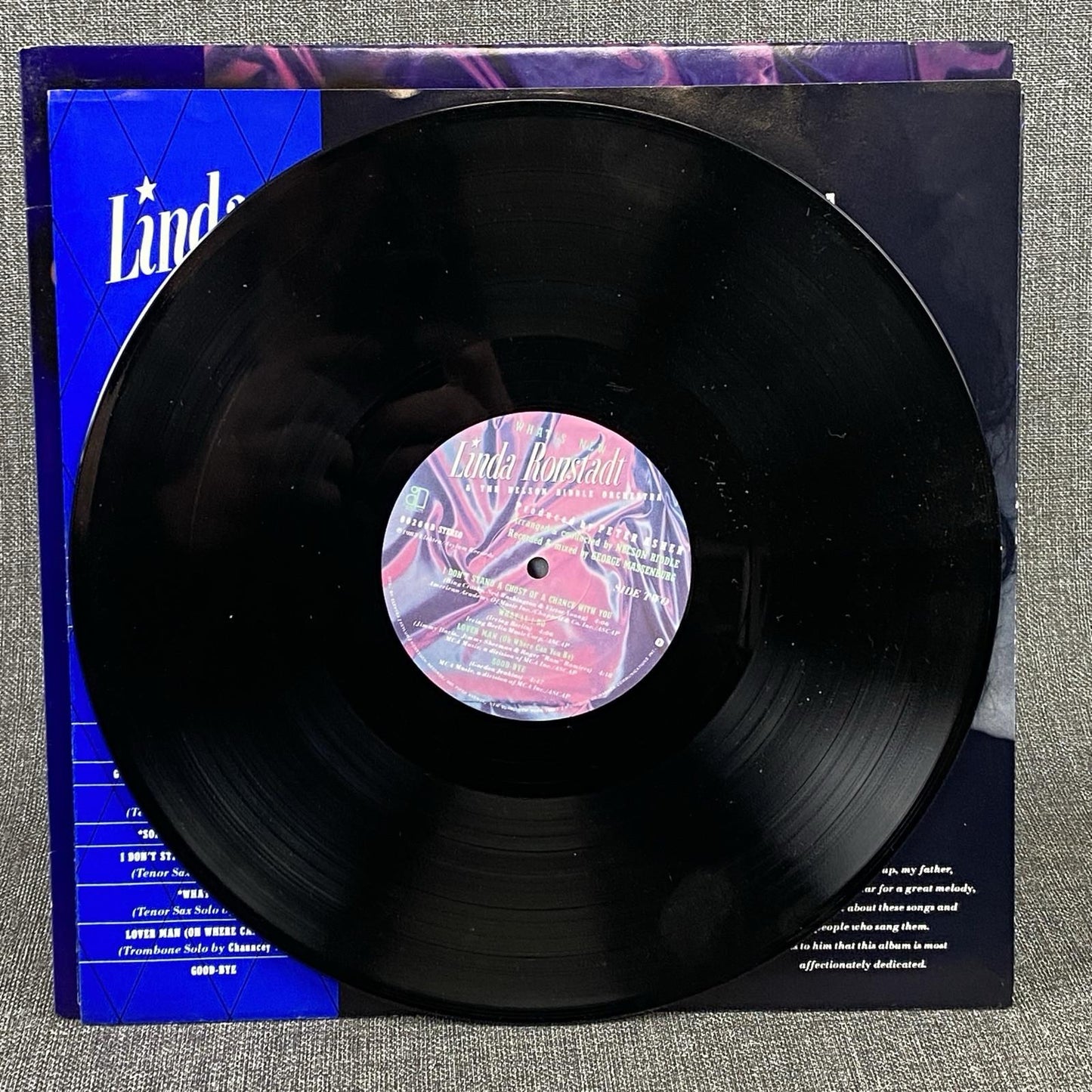 Linda Ronstadt What’s New Vinyl Record 1983