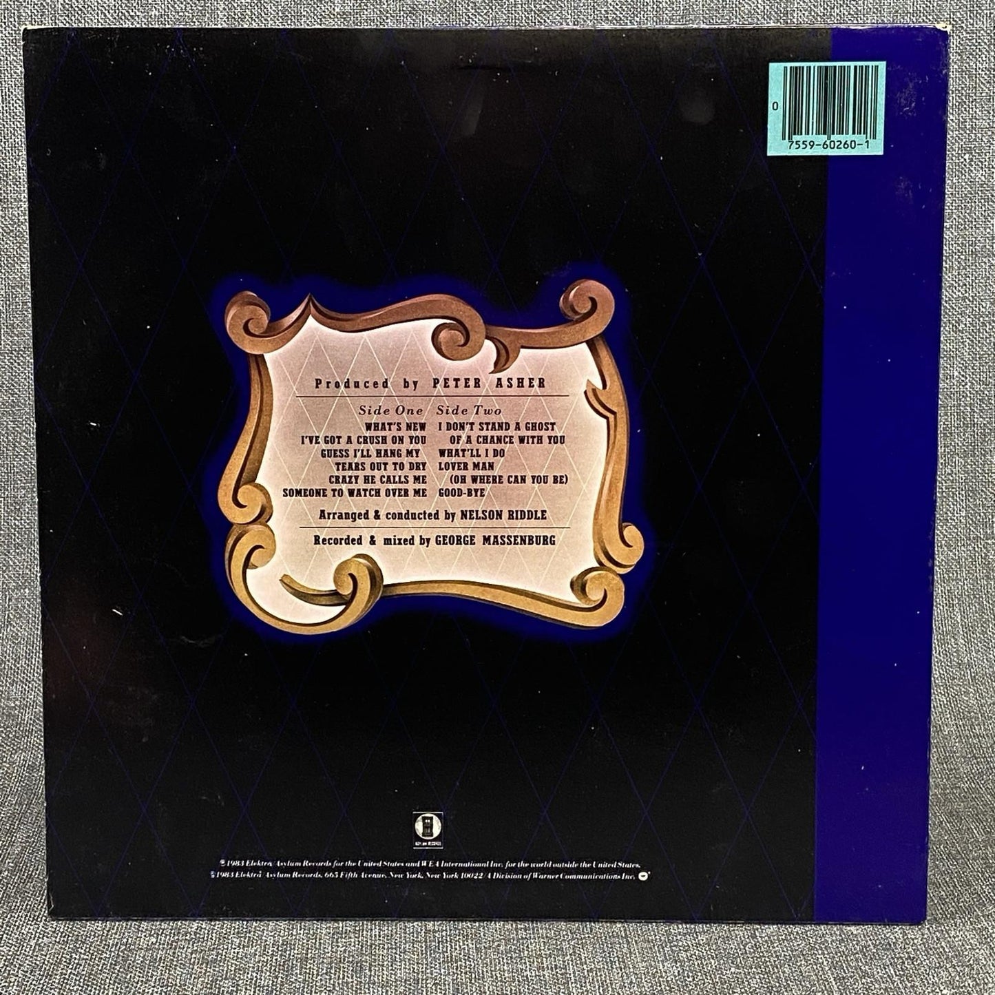 Linda Ronstadt What’s New Vinyl Record 1983