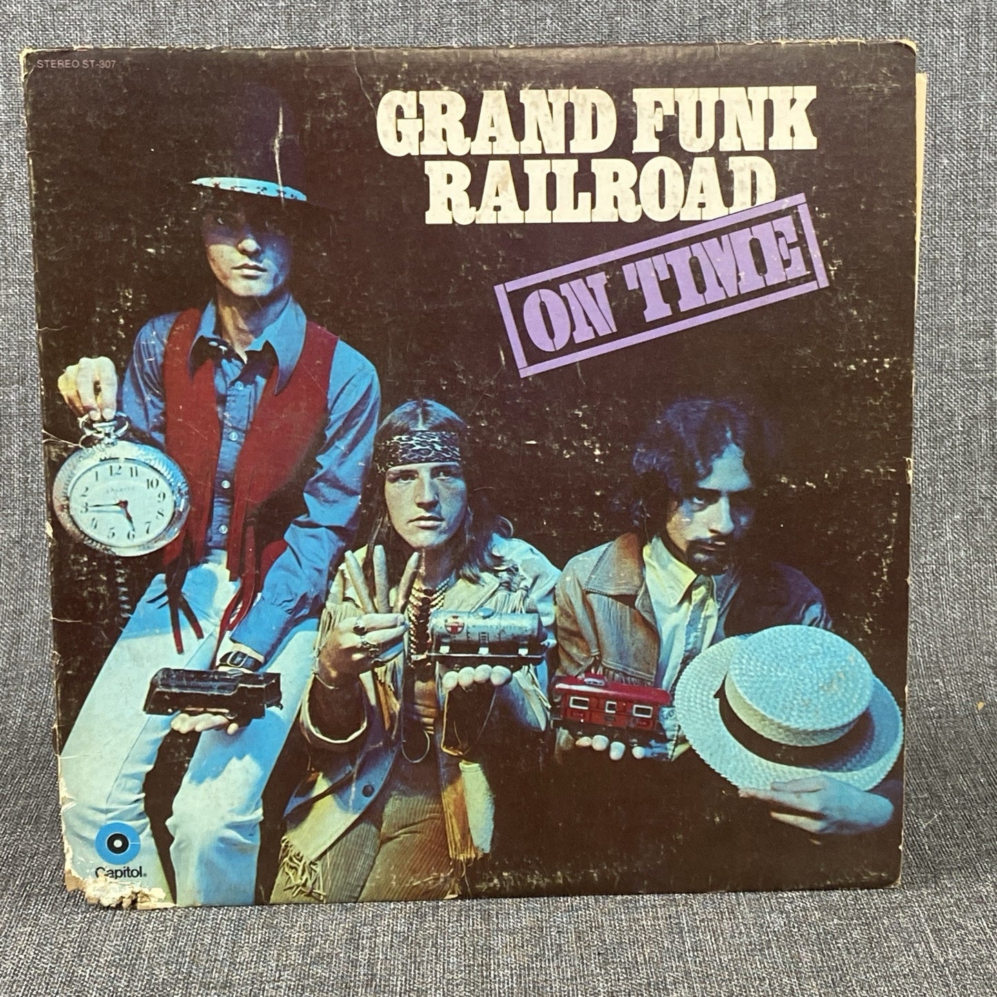 Grand Funk Railroad 3 Record Set, 70s Nostalgia ,On Time ,Born To Die Singing