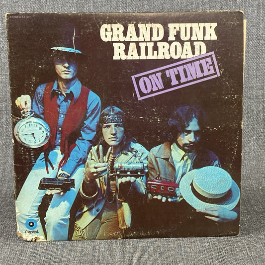 Grand Funk Railroad 3 Record Set, 70s Nostalgia ,On Time ,Born To Die Singing