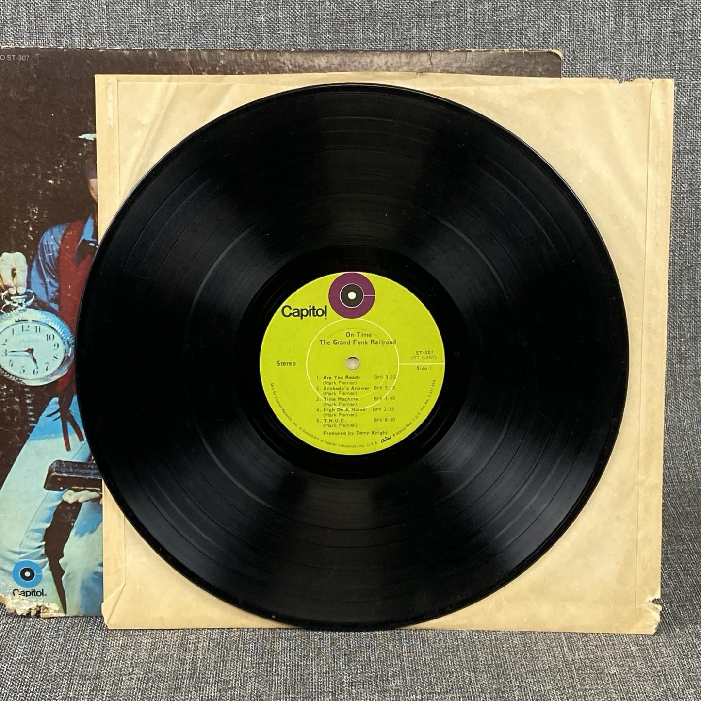 Grand Funk Railroad 3 Record Set, 70s Nostalgia ,On Time ,Born To Die Singing