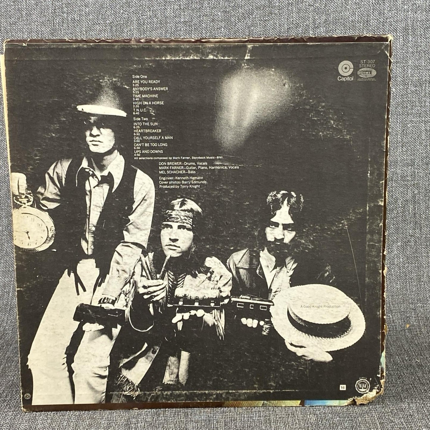 Grand Funk Railroad 3 Record Set, 70s Nostalgia ,On Time ,Born To Die Singing