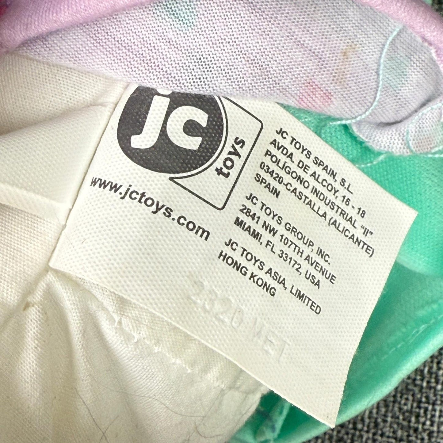 JC Toys La Baby Doll 14" Open/Close Eyes Purple Heart Outfit Adorable