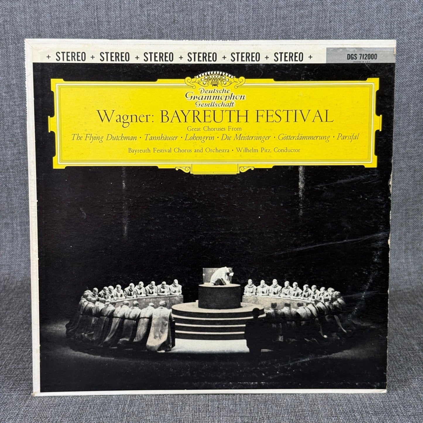 Wagner Bayreuth Festival Great Choruses Stereo Vinyl Record  - NEAR MINT