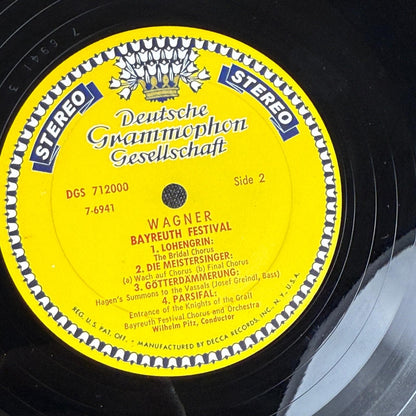 Wagner Bayreuth Festival Great Choruses Stereo Vinyl Record  - NEAR MINT