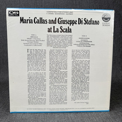 La Scala by Maria Callas & Giuseppe Di Stefano (Vinyl LP, 1974 USA Sealed)