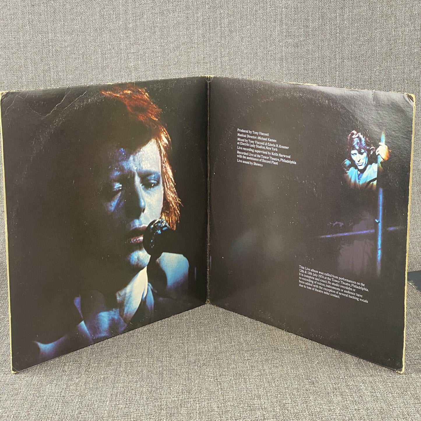 David Bowie David Live Original 2 Vinyl Record Set 1974