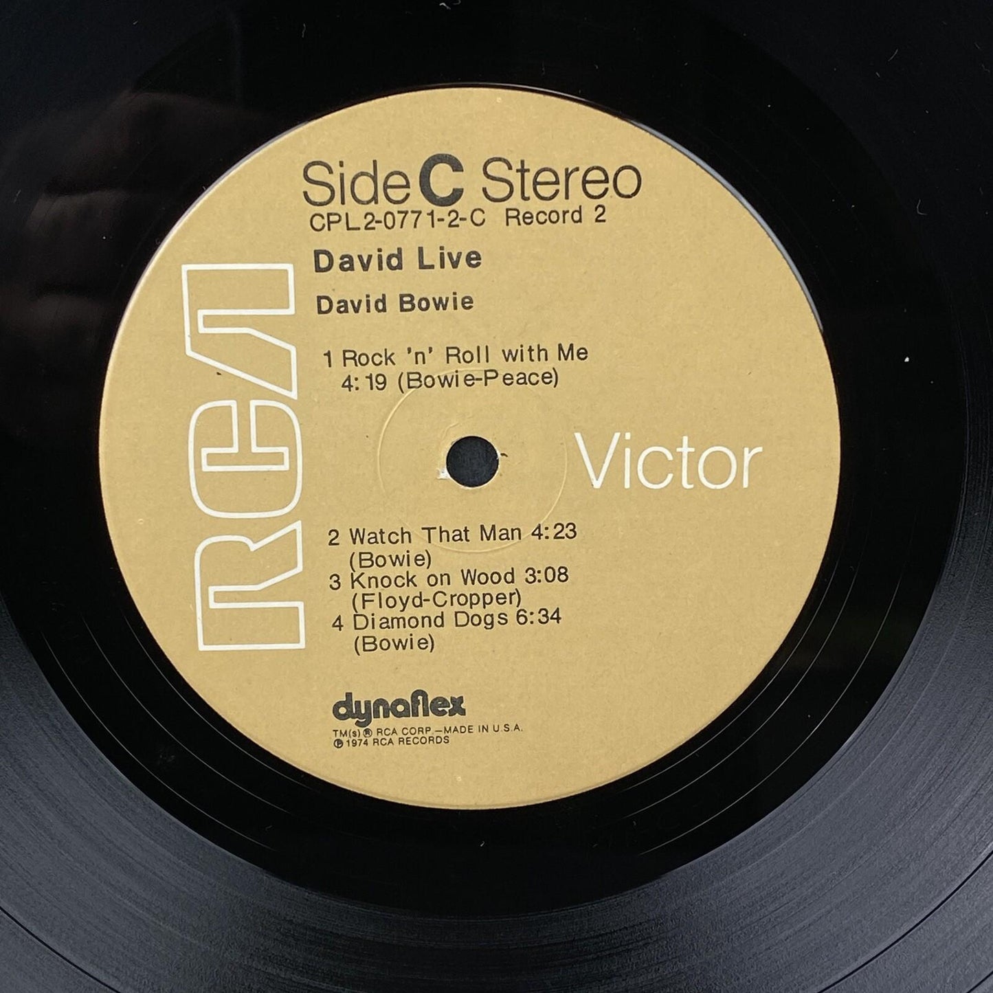 David Bowie David Live Original 2 Vinyl Record Set 1974