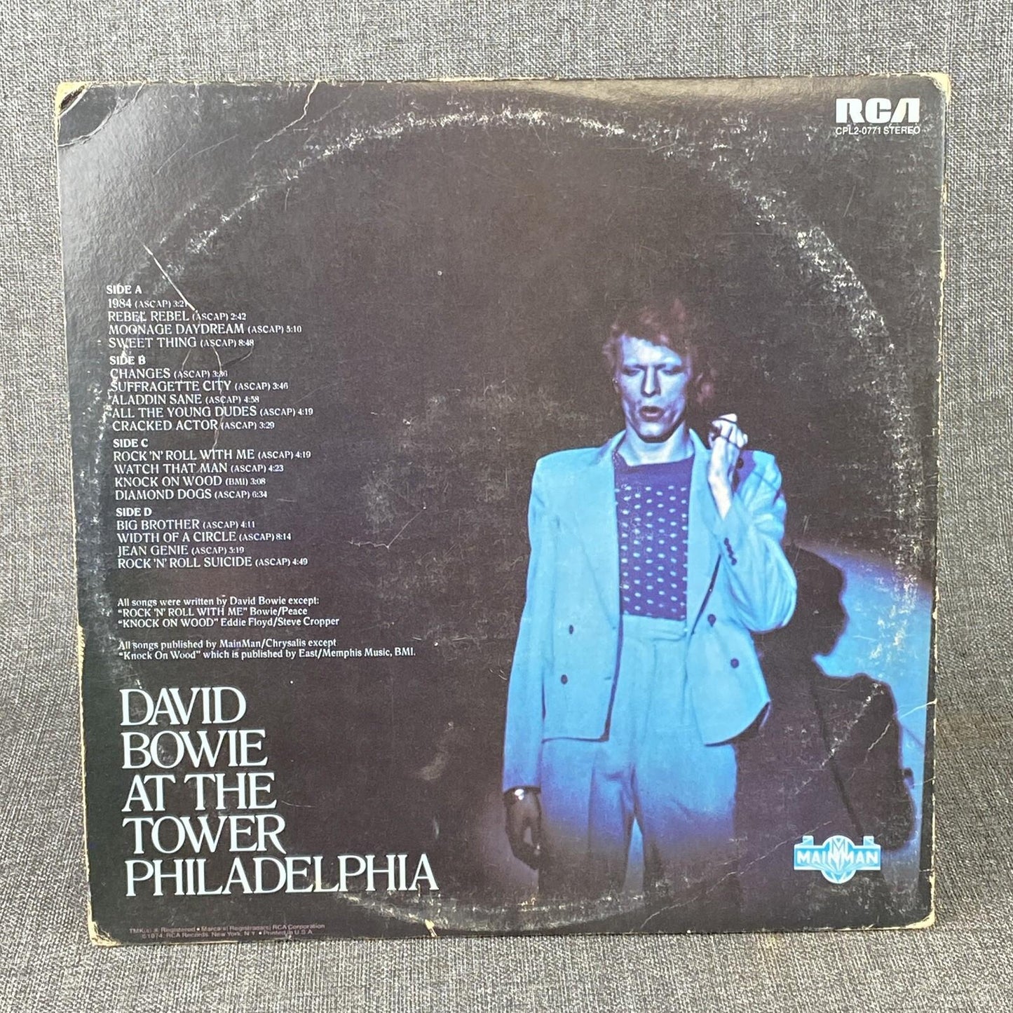 David Bowie David Live Original 2 Vinyl Record Set 1974