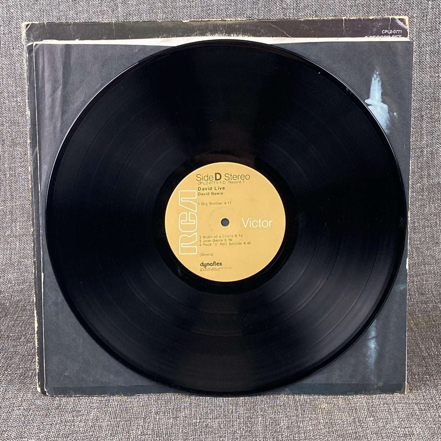 David Bowie David Live Original 2 Vinyl Record Set 1974