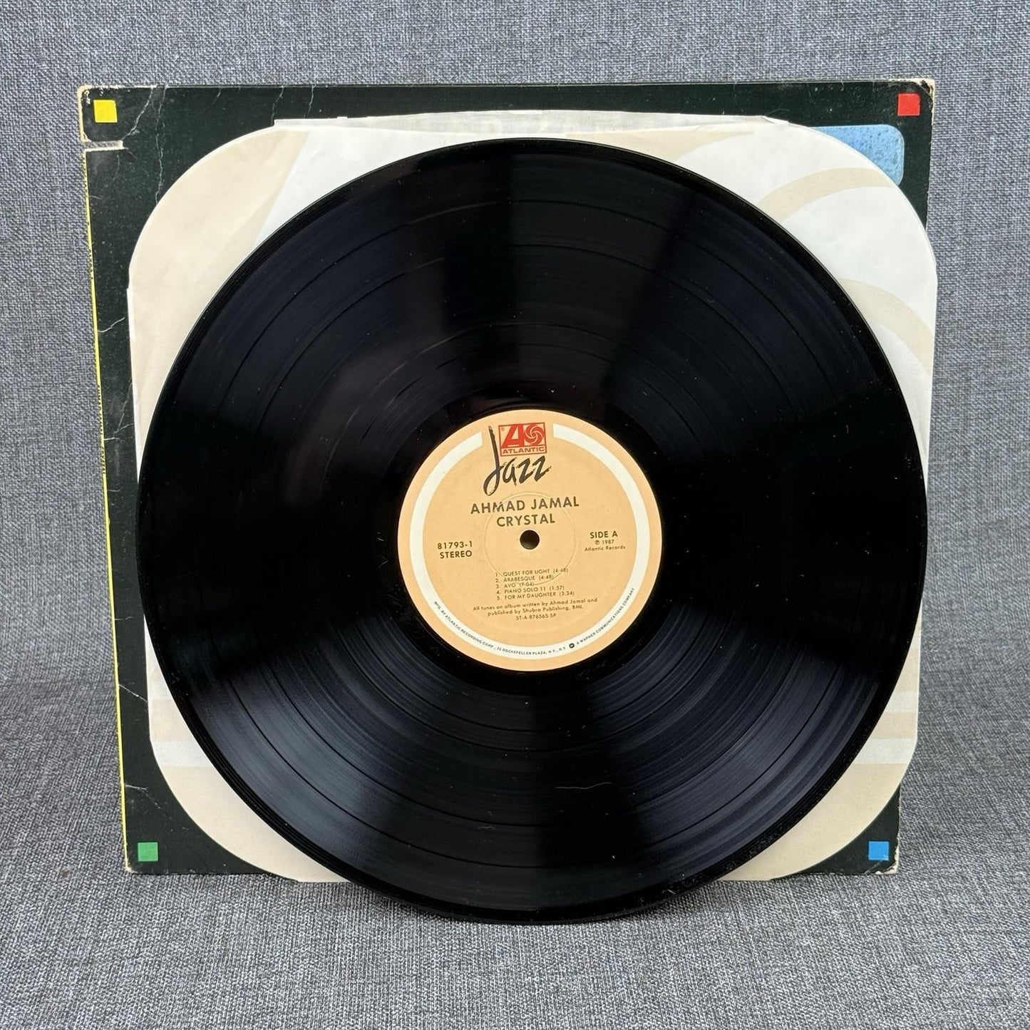 Ahmad Jamal Crystal Vinyl Record 1987 - EXCELLENT