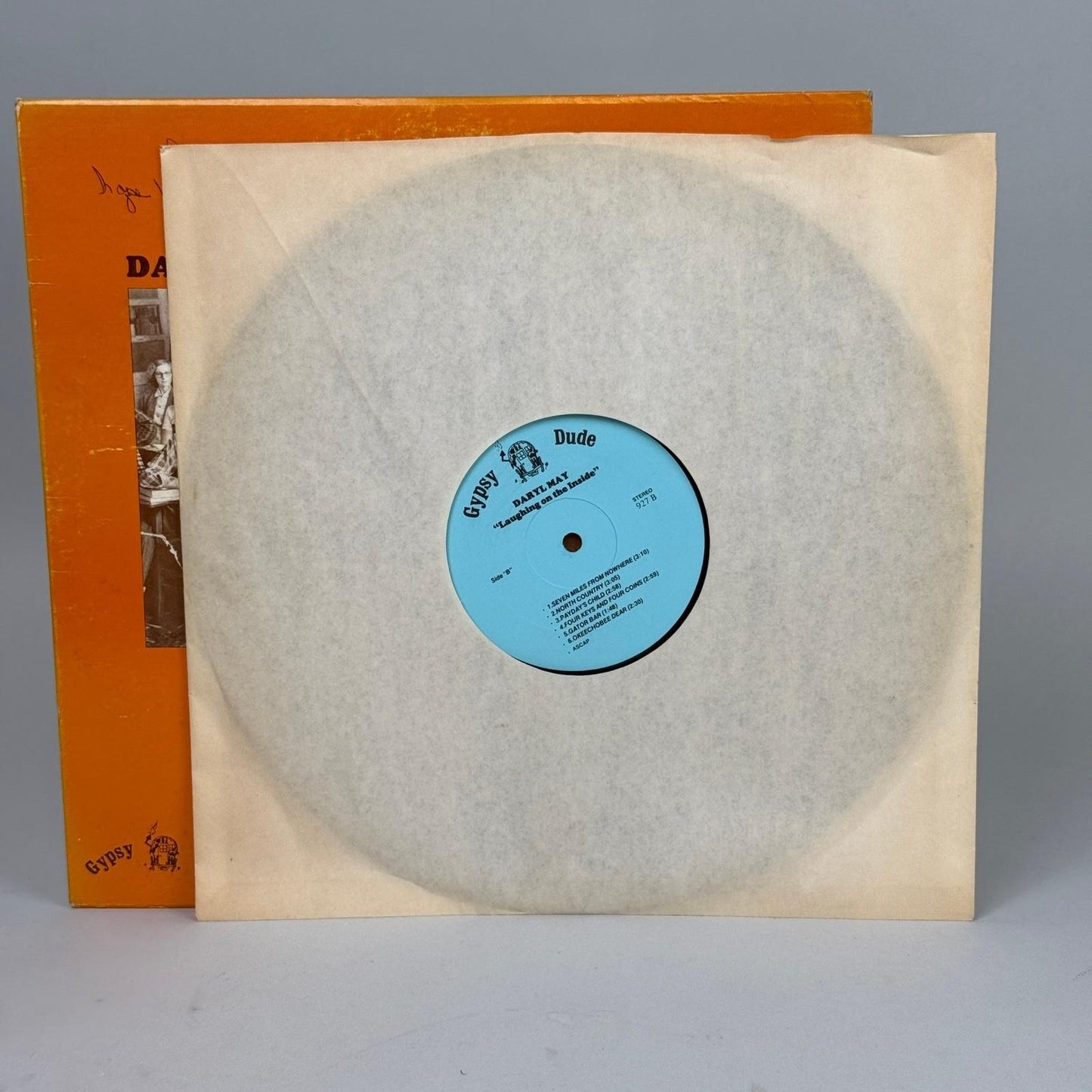 Daryl May Laughing On The Inside Vinyl Record Album SIGNED Clearwater FL