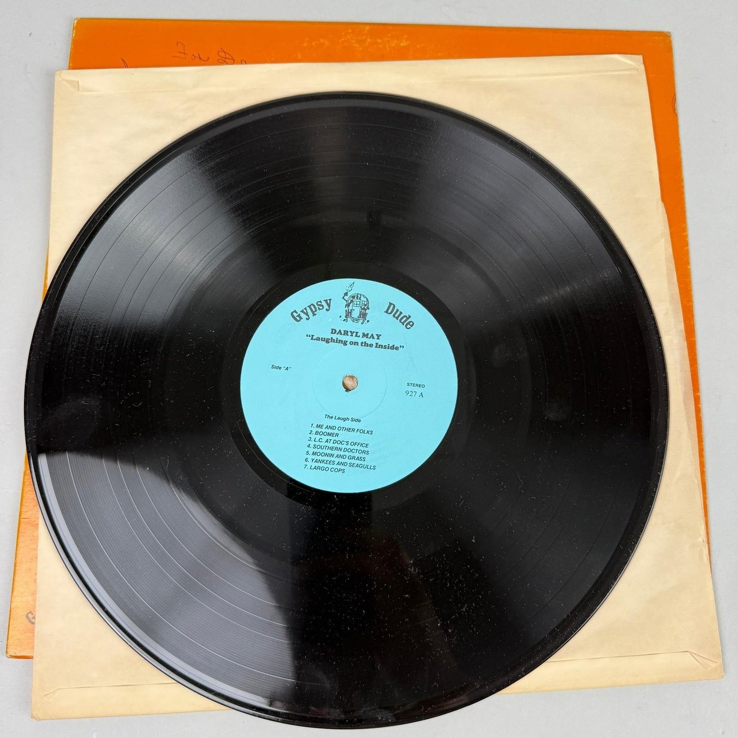 Daryl May Laughing On The Inside Vinyl Record Album SIGNED Clearwater FL