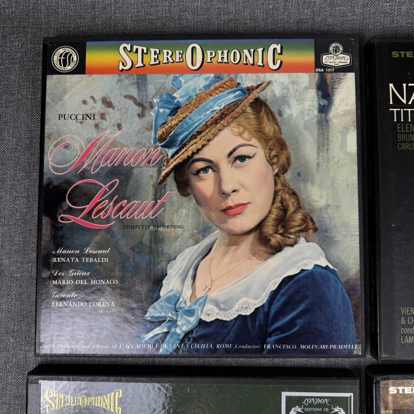 Lot of 4 Sets of Classic Operas Vinyl - Verdi , Puccini , Purrell ,  NEAR-MINT