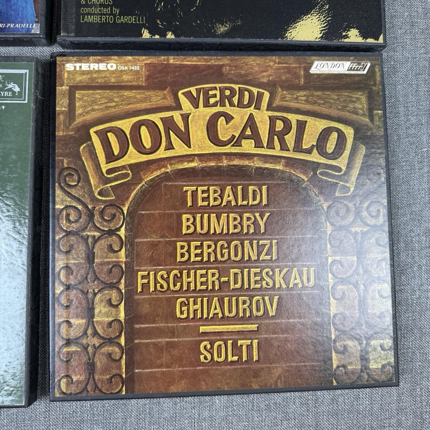 Lot of 4 Sets of Classic Operas Vinyl - Verdi , Puccini , Purrell ,  NEAR-MINT