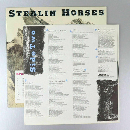 Stealin Horses Vinyl Record LP Album 1988 Arista AL 8520 Promo