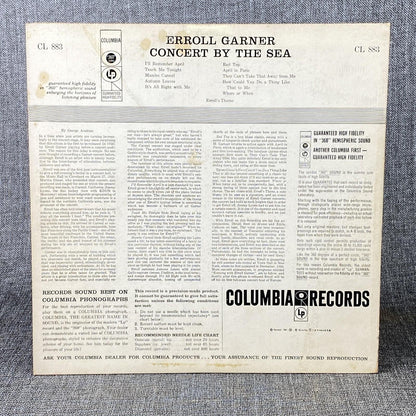Concert By The Sea Erroll Garner Columbia Six-Eye Vinyl LP Record