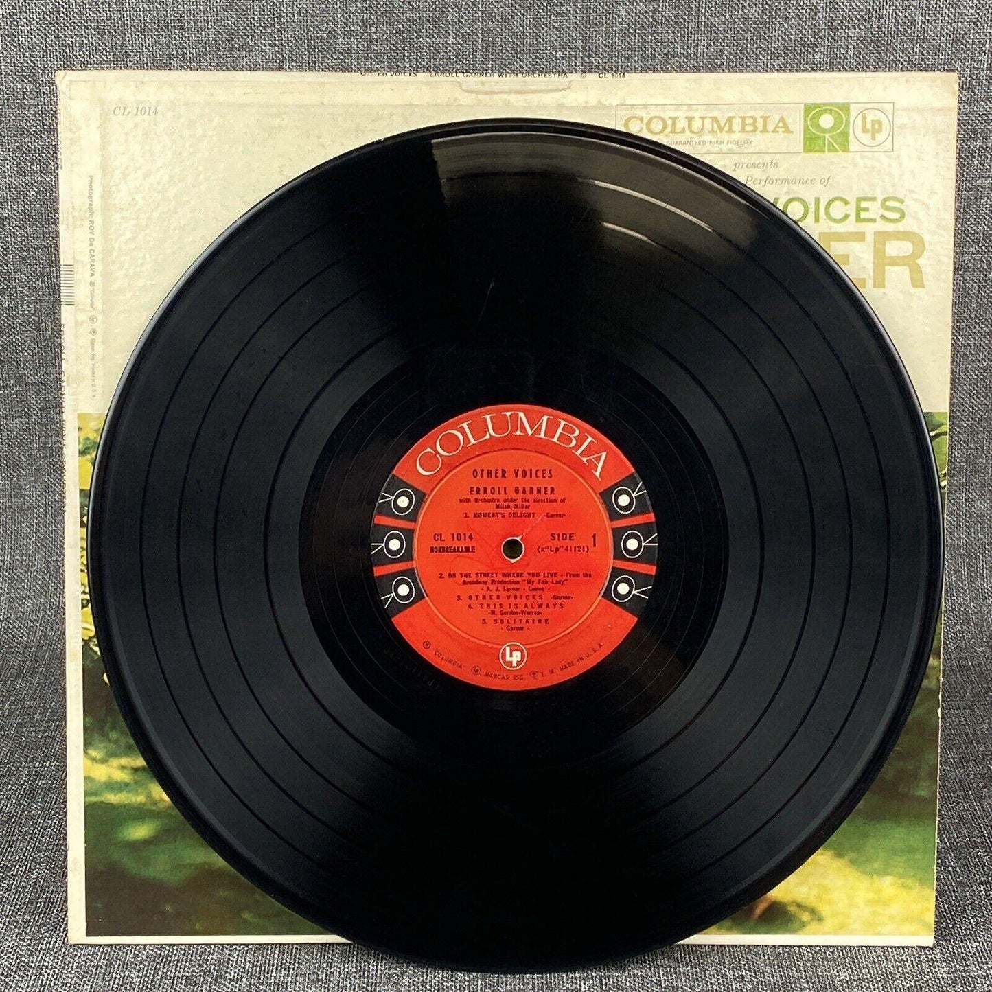 Other Voices Erroll Garner LP 6 Eye Vinyl Record Columbia Records Excellent