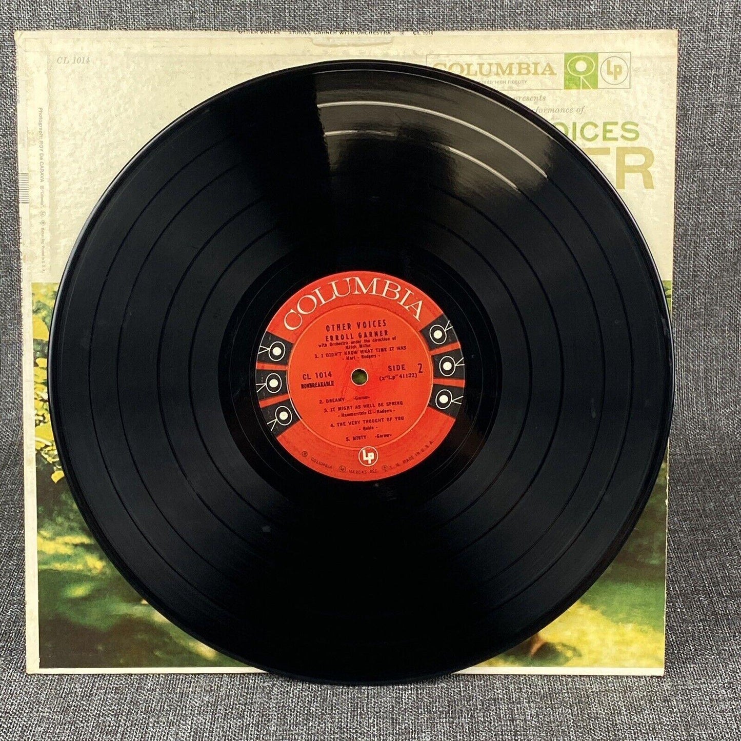 Other Voices Erroll Garner LP 6 Eye Vinyl Record Columbia Records Excellent