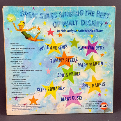 Disneyland Walt Disney Happiest Songs Vinyl Record - VERY GOOD