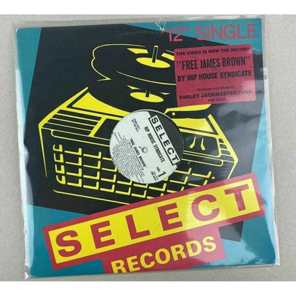 Hip House Syndicate Free James Brown PROMOTIONAL 12" Single Select Records Promo